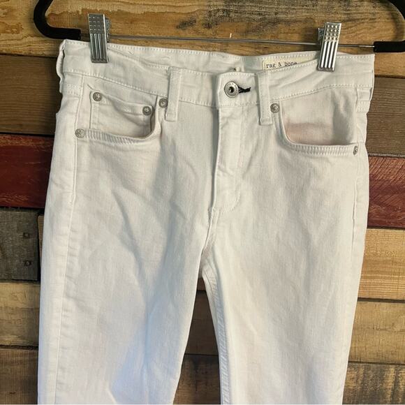 Rag & Bone White Cate Mid-Rise Skinny Jeans Size 25‎ - Picture 3 of 13